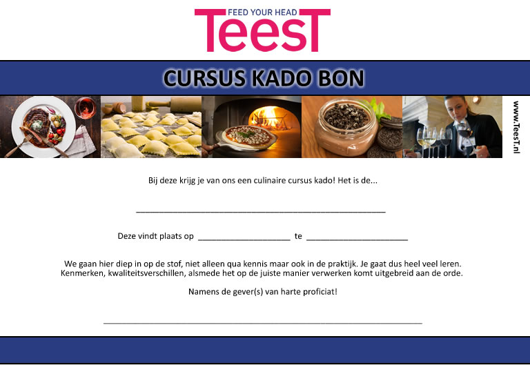 Gratis kadobon voor wijncursus of kookcursus