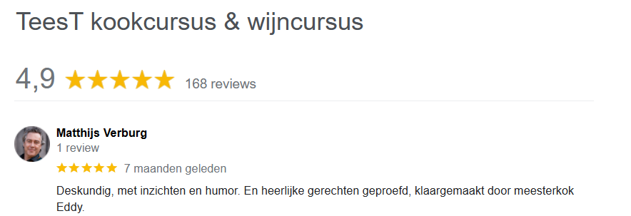 Google review sous vide kookcursus