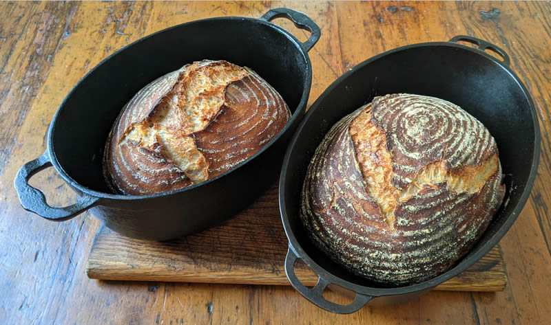 brood bakken in Dutch oven