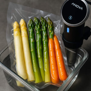 sous vide gekookte groenten
