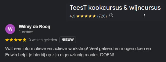 Brood cursus google review
