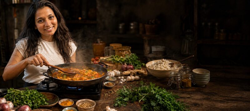 Kookworkshop Indiase curry maken