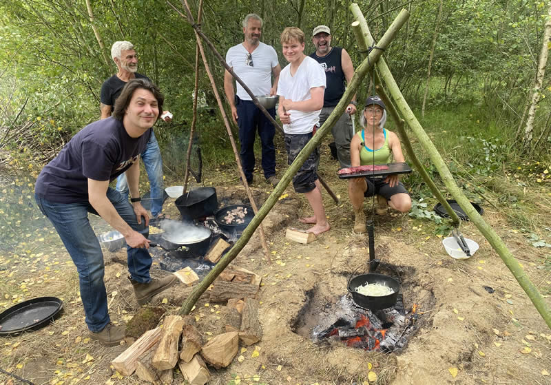 Caveman Kitchen en koken op open vuur