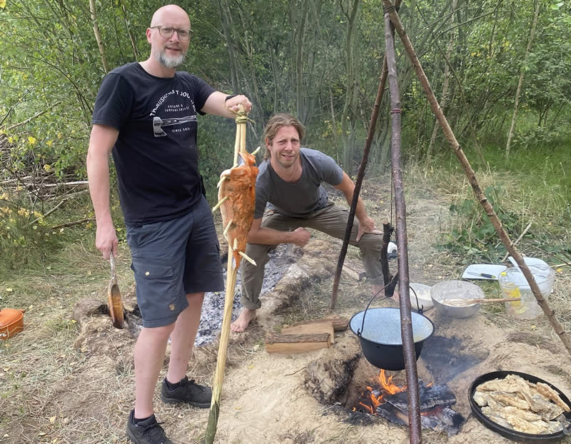 Caveman Kitchen en koken op open vuur